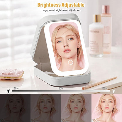 Travel LED Makeup Mirror box