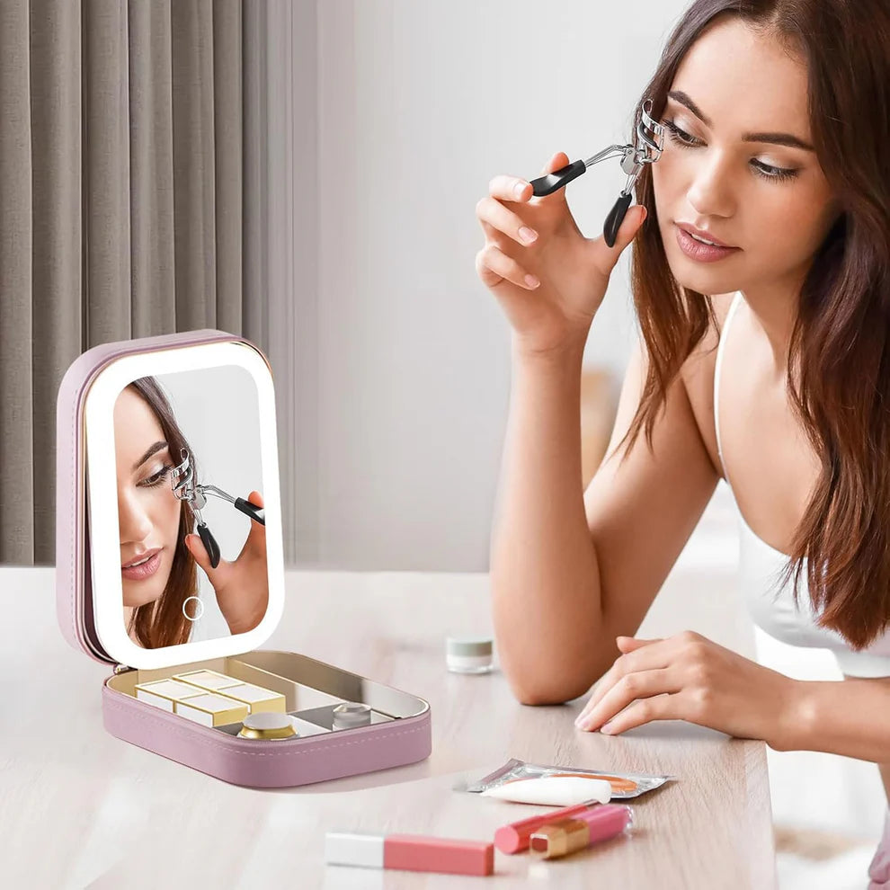 Travel LED Makeup Mirror box